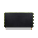 Stockholm - Modern Wavy Headboard Platform Bed by HouseOfZazla