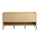 Freestanding Bathroom Vanity & Soft Close Cabinet Doors by HouseOfZazla