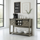 Farmhouse Entryway Table With Sliding Barn Door by HouseOfZazla