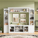 All-In-One TV Stand With Bookcase For TVs Up To 65" by HouseOfZazla