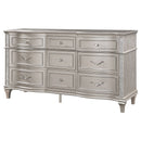 Katerina - 9 Drawer Dresser With Removable Jewelry Tray - Oak by HouseOfZazla