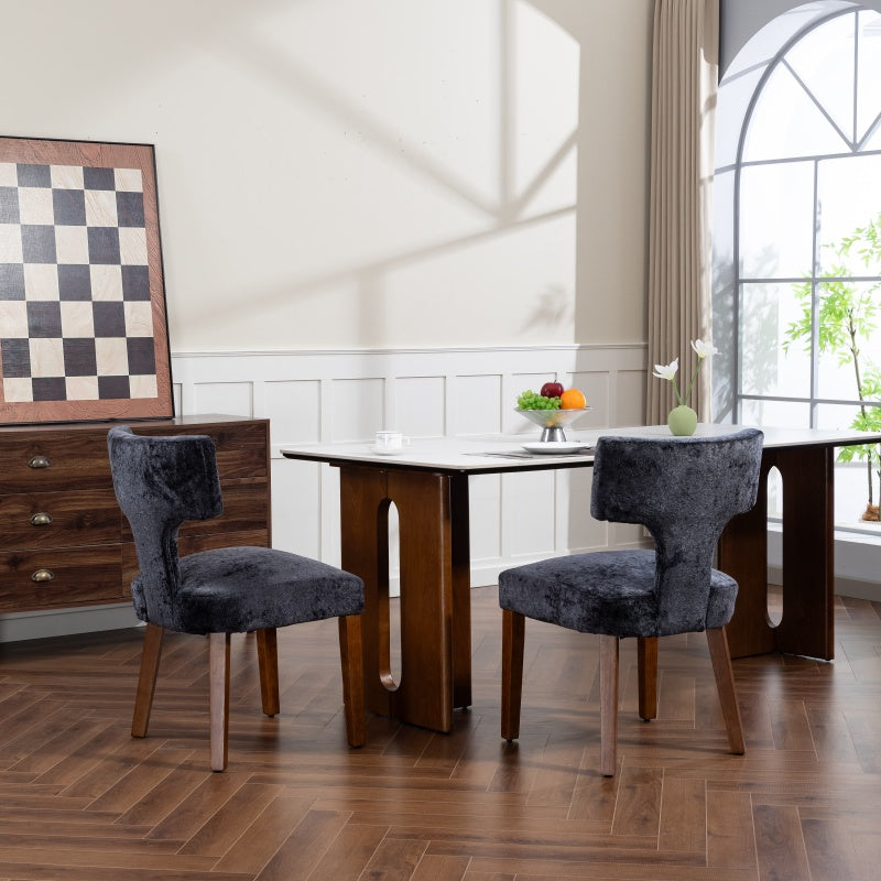 Mid Century Modern Dining Chairs Set of 2, photo 7 of 10