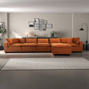 Hayward Burnt Modular Sectional Sofa