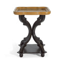 End Table (Natural + Black) by HouseOfZazla