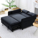 Modern Fabric Multi-Functional Sofa Bed With Adjustable Armrests And Backrests by HouseOfZazla