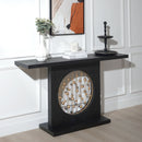 Console Table With Circular Art Decor For Living Room - Multi by HouseOfZazla