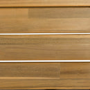 Classic Patio Dining Table, Acacia Wood - Light Teak by HouseOfZazla