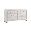 Malco - Dresser With Gold Detailing - Oak by Unique Piece Furniture