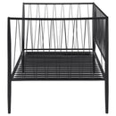 Richland Metal Twin Daybed Bed Frame Matte Black