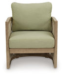 Serena Shores - Lounge Chair With Cushion (Set of 2) - Beige / Green by Unique Piece Furniture