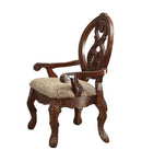 Rovledo - Arm Chair (Set of 2) - Pattern Fabric & Cherry by Unique Piece Furniture