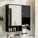 Modern Wall Mounted Bathroom Medicine Cabinet, Bathroom Wall Storage Cabinet With Mirror by HouseOfZazla