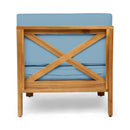 Brava X-Back Armless Patio Furniture Set