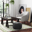 Renee - Handcrafted Round Pouf by Unique Piece Furniture