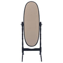 Foyet Wood Adjustable Full Length Cheval Mirror Black