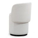 Barrel Chair & Built In Storage, 360° Swivel - Beige by HouseOfZazla