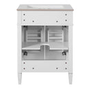 Bathroom Vanity With 2 Doors And Tip Out Drawer, Soft Closing Hinges by HouseOfZazla