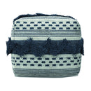 Bowden - Square Pouf Ottoman - Gray