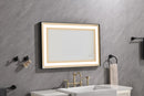 36x24 LED Lighted Bathroom Wall Mounted Mirror with High Lumen+Anti-Fog Separately Control