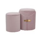 Dahlia - Contemporary / Glam Nesting Ottoman Set by HouseOfZazla