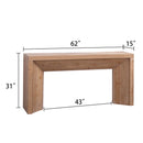 Console Table, Entryway Table - Antique Natural / Light Natural / Natural by Unique Piece Furniture