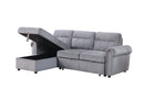 Ashton - Reversible Sleeper Sectional Sofa Chaise by HouseOfZazla