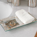 5-Piece Decorative Mosaic Glass Bathroom Accessories Set