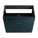 Modern Freestanding Bathroom Vanity With Soft Close Cabinet Doors by HouseOfZazla