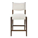 26.4" Solid Wood Counter Height Barstools, Modern Bar Stools Set of 2 by HouseOfZazla