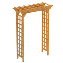 Arbor, Wedding Arch For Ceremony, Trellis For Plant Climbing, Christmas Decor Pergola For Garden Backyard - Yellow by Unique Piece Furniture