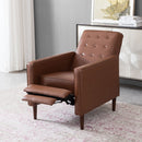 Mid-Century Modern Recliner With Button Tufted Waffle Stitch by HouseOfZazla