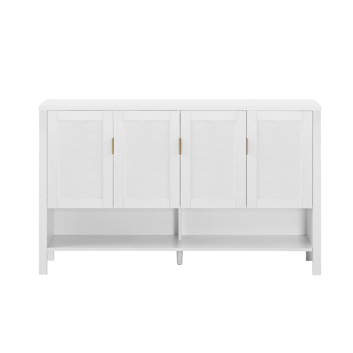 U_STYLE 55.1'' Storage Sideboard with 4-Doors, photo 3 of 10