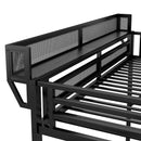 Loft Bed With Storage Shelves, Wardrobe by HouseOfZazla