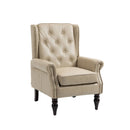 Modern Accent Armchair With Sturdy Wood Legs by HouseOfZazla