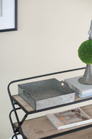 Decorative Galvanized Nesting Trays (Set of 3) - Gray by HouseOfZazla