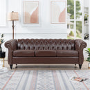Rolled Arm Chesterfield 3 Seater Sofa by Unique Piece Furniture