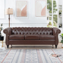 Rolled Arm Chesterfield 3 Seater Sofa by HouseOfZazla