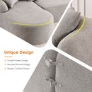 Combined Sofa With 4 Pillows by HouseOfZazla