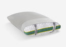 BedGear Astro Youth Rectangle Pillow with Pillowcase, White