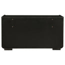 Leandro 8-drawer Bedroom Dresser Cabinet Burnished Black