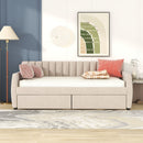 Upholstered Daybed With Slat Support by HouseOfZazla