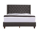 Nailhead Bed Transitional Vibrant by HouseOfZazla