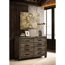 Bren - 8 Drawer Dresser With Pull Handles - Rustic by HouseOfZazla