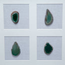 Set of 2 Shadow Box Wall Décor with Agate by HouseOfZazla