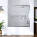 56-60"W x 60"H Semi-Frameless Double Sliding Shower Door by HouseOfZazla