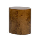Nebula - Accent Oval Pillar Side Table by HouseOfZazla