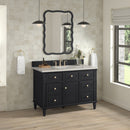 James Martin Lorelai 48" Single Bathroom Vanity, Black Onyx