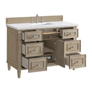 James Martin Lorelai 48" Single Bathroom Vanity, Whitewashed Oak