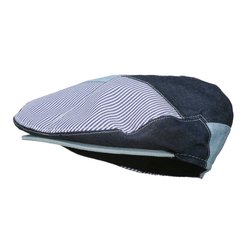 Boy's Denim Patchwork Ivy Cap