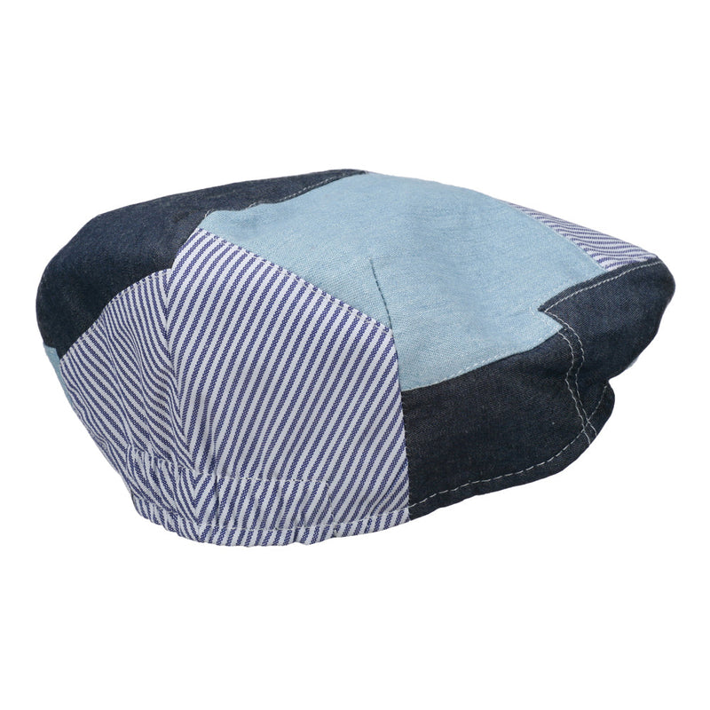 Boy's Denim Patchwork Ivy Cap